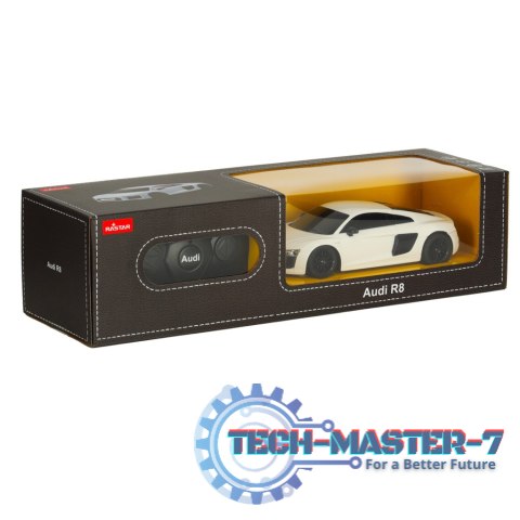 Samochód zdalnie sterowany Rastar 72300 Audi R8 2015 1:24 biały Samochód zdalnie sterowany Rastar 72300 Audi R8 2015 1:24 biały