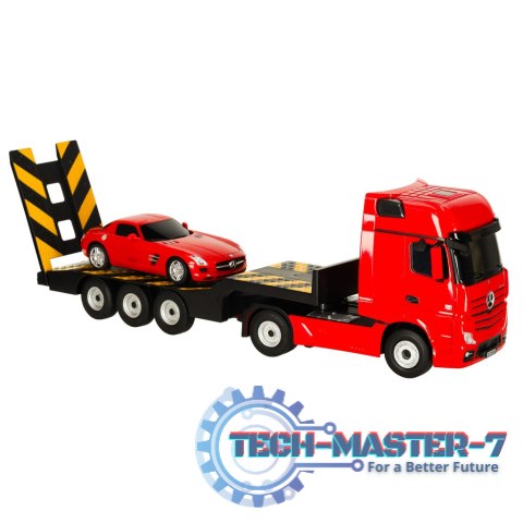 Samochód zdalnie sterowany Rastar 74920 Mercedes-Benz Actros 1:26 czerowny Samochód zdalnie sterowany Rastar 74920 Mercedes-Benz Actros 1:26 czerowny