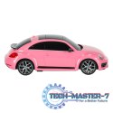 Samochód zdalnie sterowany Rastar 76200 Volkswagen Beetle 1:24 różowy