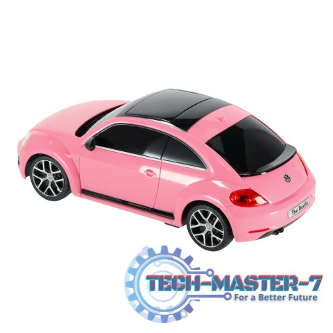 Samochód zdalnie sterowany Rastar 76200 Volkswagen Beetle 1:24 różowy Samochód zdalnie sterowany Rastar 76200 Volkswagen Beetle 1:24 różowy