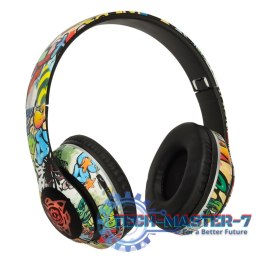 Słuchawki bezprzewodowe nauszne P35 Bluetooth LED Gaming Sport