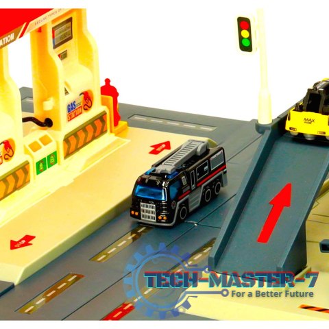 Stacja paliw parking policyjny zestaw 54 el. Stacja paliw parking policyjny zestaw 54 el.