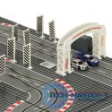 Tor samochodowy wyścigowy policyjny elektryczny + 2 auta klocki konstrukcyjne GD-02