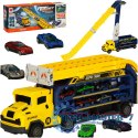 Tor wyścigowy samochodowy laweta transporter 6 el. żółty