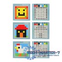 Układanka kreatywna logiczna klocki puzzle mozaika 175 elementów