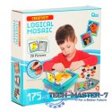 Układanka kreatywna logiczna klocki puzzle mozaika 175 elementów