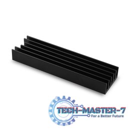 CLR-M2L10 Chłodnica aluminiowa pasywna do dysku M.2 SSD, ALU korpus, silikonowe silikonowe podkładki termiczne, wysokość 10mm