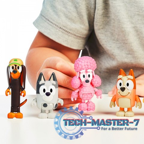 Figurki Bluey 4-pak Przyjaciele Figurki Bluey 4-pak Przyjaciele