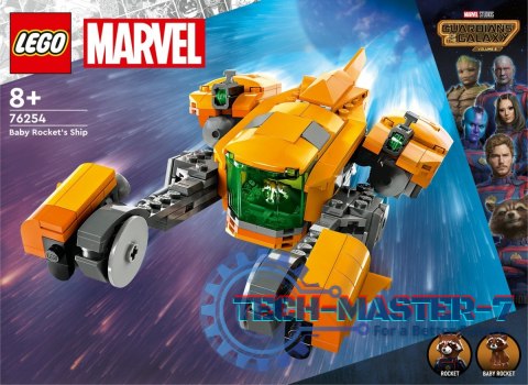Klocki Super Heroes 76254 Statek kosmiczny małego Rocketa Klocki Super Heroes 76254 Statek kosmiczny małego Rocketa
