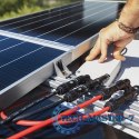 Konektor solarny z bezpiecznikiem, złącze MC4 1000V 30A