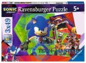 Puzzle 3x49 elementów Sonic Prime