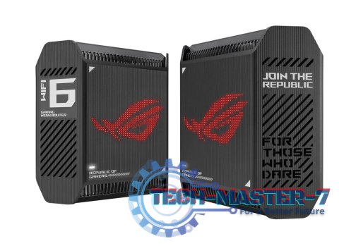 Router ROG Rapture GT6 Wi Fi AX10000 2-pak Czarny Router ROG Rapture GT6 Wi Fi AX10000 2-pak Czarny
