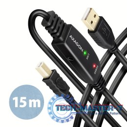 ADR-215B USB 2.0 A-M -> B-M aktywny kabel połączeniowy/wzmacniacz 15m