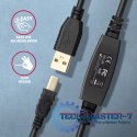 ADR-220B USB 2.0 A-M -> B-M aktywny kabel połączeniowy/wzmacniacz 20m