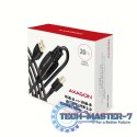 ADR-220B USB 2.0 A-M -> B-M aktywny kabel połączeniowy/wzmacniacz 20m