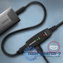 ADR-310 USB 3.0 A-M -> A-F aktywny kabel przedłużacz/wzmacniacz 10m