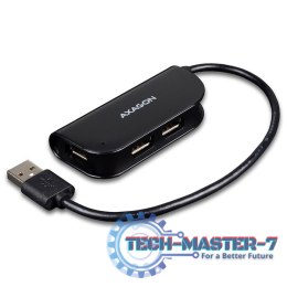 Hub HUE-X4B 4-portowy USB 2.0 kabel 20cm Czarny