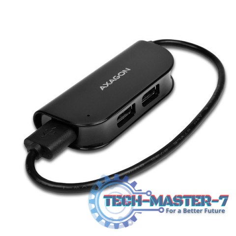 Hub HUE-X4B 4-portowy USB 2.0 kabel 20cm Czarny Hub HUE-X4B 4-portowy USB 2.0 kabel 20cm Czarny