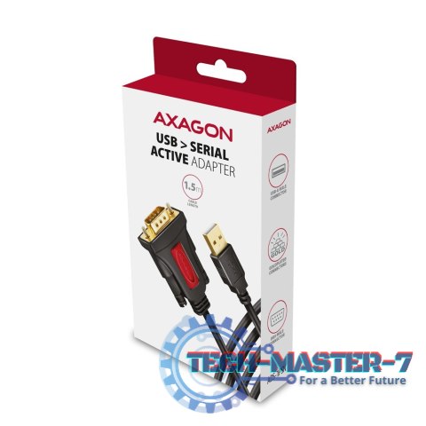 ADS-1PSN Adapter USB 2.0 > RS-232 Port szeregowy, 1.5m kabel, chip Prolific ADS-1PSN Adapter USB 2.0 > RS-232 Port szeregowy, 1.5m kabel, chip Prolific