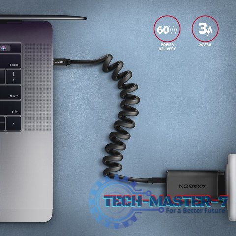 BUCM-CM20TB Kabel Twister USB-C - USB-C, 1.1m USB2.0 3A ALU, czarny BUCM-CM20TB Kabel Twister USB-C - USB-C, 1.1m USB2.0 3A ALU, czarny