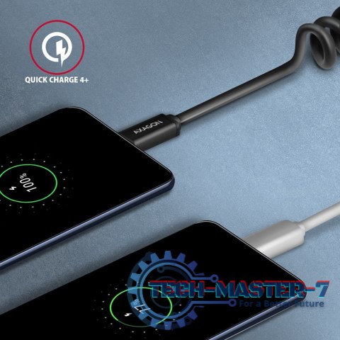 BUCM-CM20TB Kabel Twister USB-C - USB-C, 1.1m USB2.0 3A ALU, czarny BUCM-CM20TB Kabel Twister USB-C - USB-C, 1.1m USB2.0 3A ALU, czarny
