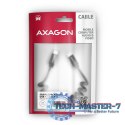 BUCM-CM20TB Kabel Twister USB-C - USB-C, 1.1m USB2.0 3A ALU, czarny