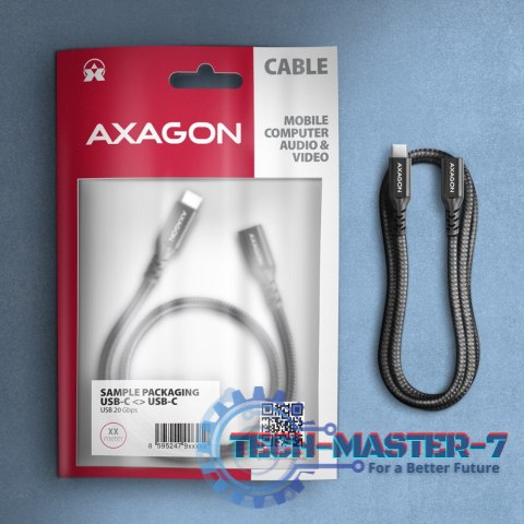 BUCM32-CF10AB Kabel przedłużacz Gen2 USB-C - USB-C, 1m, 5A, 20Gbps, PD 240W, oplot, czarny BUCM32-CF10AB Kabel przedłużacz Gen2 USB-C - USB-C, 1m, 5A, 20Gbps, PD 240W, oplot, czarny