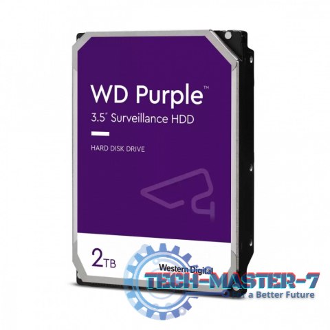 Dysk twardy WD Purple 2TB 3,5 256 MB 5400RPM WD23PURZ