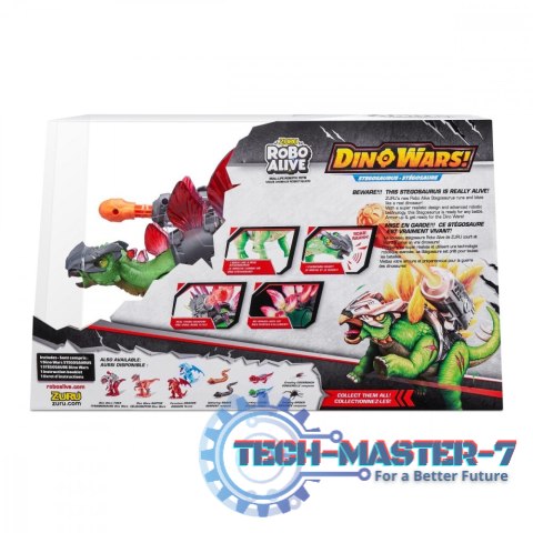 Figurka interaktywna Robo Alive Dino Wars Stegozaur Figurka interaktywna Robo Alive Dino Wars Stegozaur