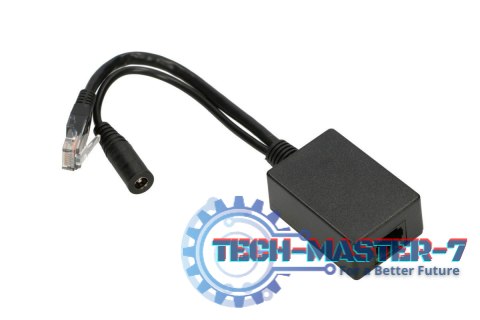 Inwerter PoE 1 portowy wejście 1x1000Mb/s RJ45/Jack 10-24V, wyjście 24V Inwerter PoE 1 portowy wejście 1x1000Mb/s RJ45/Jack 10-24V, wyjście 24V