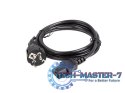 Kabel zasilający CEE 7/7 -> C320 C13 1.8m prosty, czarny