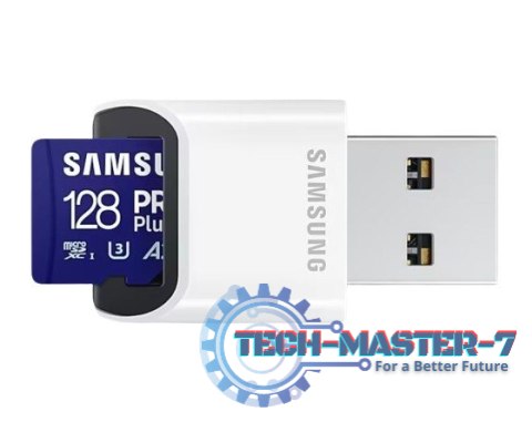 Karta pamięci microSD PRO Plus MB-MD128SB/WW 128GB + czytnik Karta pamięci microSD PRO Plus MB-MD128SB/WW 128GB + czytnik