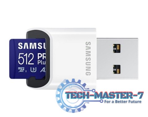 Karta pamięci microSD PRO Plus MB-MD512SB/WW 512GB + czytnik Karta pamięci microSD PRO Plus MB-MD512SB/WW 512GB + czytnik