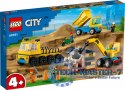 Klocki City 60391 Ciężarówki i dźwig z kulą wyburzeniową