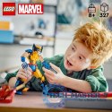 Klocki Super Heroes 76257 Marvel Figurka Wolverinea do zbudowania