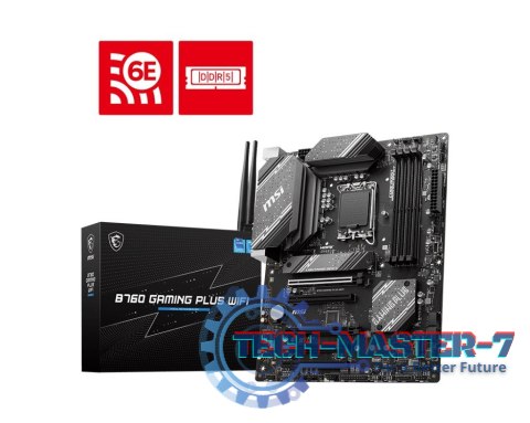 Płyta główna B760 GAMING PLUS WIFI s1700 4DDR5 DP/HDMI ATX