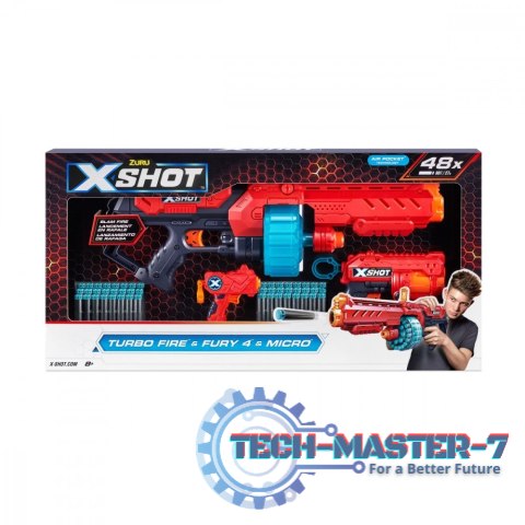 Wyrzutnia Excel Combo Pack Turbo Fire + Fury 4 + Micro Wyrzutnia Excel Combo Pack Turbo Fire + Fury 4 + Micro