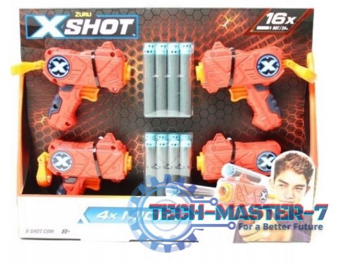 Zestaw wyrzutni Excel Micro 4-pak 16 strzałek