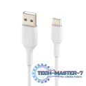 Kabel BoostCharge USB-A/USB-C 1m biały