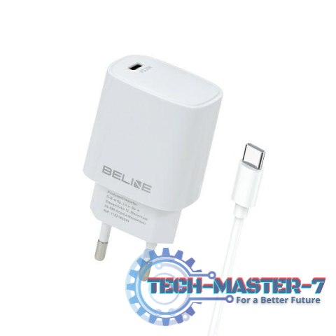 Ładowarka sieciowa 20W USB-C + kabel USB-C, biała Ładowarka sieciowa 20W USB-C + kabel USB-C, biała