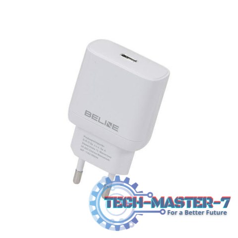 Ładowarka sieciowa 25W GaN USB-C PD 3.0 bez kabla, biała Ładowarka sieciowa 25W GaN USB-C PD 3.0 bez kabla, biała