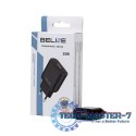Ładowarka sieciowa 25W GaN USB-C PD 3.0 bez kabla, czarna