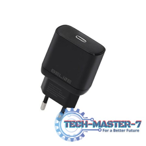 Ładowarka sieciowa 30W GaN USB-C PD 3.0 bez kabla, czarna Ładowarka sieciowa 30W GaN USB-C PD 3.0 bez kabla, czarna