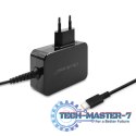 Ładowarka sieciowa 65W | 5-20V | 3-3.25A | USB typ C | PD | Czarna