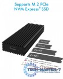 Obudowa IB-1816M-C31 Type-C na PCIe NVMe M.2