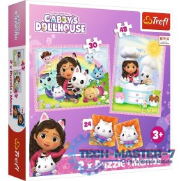 Puzzle 2w1 memos Gabi z kocim przyjacielem Gabbys Dollhouse