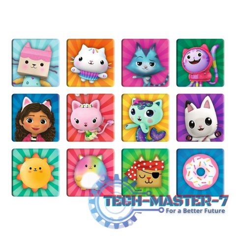 Puzzle 2w1 memos Gabi z kocim przyjacielem Gabbys Dollhouse Puzzle 2w1 memos Gabi z kocim przyjacielem Gabbys Dollhouse