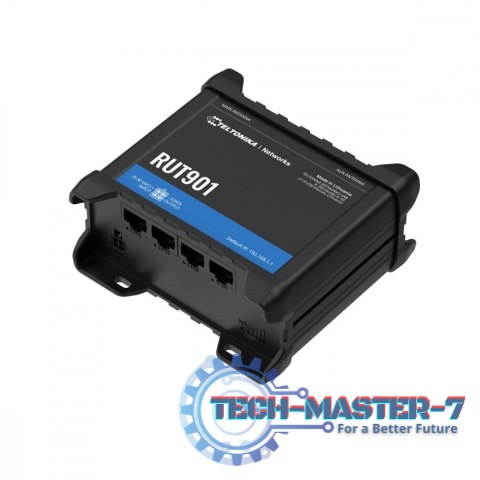 Router LTE RUT901 (Cat 4), 3G, 2G, 2xSIM, 4xRJ45, WiFi Router LTE RUT901 (Cat 4), 3G, 2G, 2xSIM, 4xRJ45, WiFi
