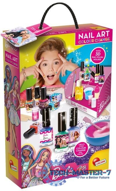 Zestaw kreatywny Barbie Stwórz zmieniający kolor lakier