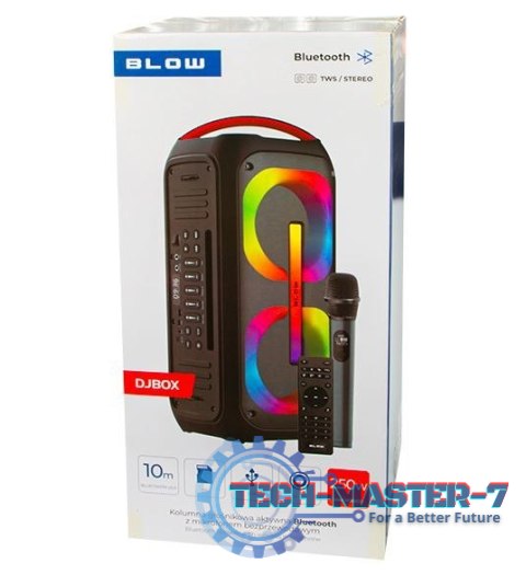 Głośnik Bluetooth DJBOX Głośnik Bluetooth DJBOX